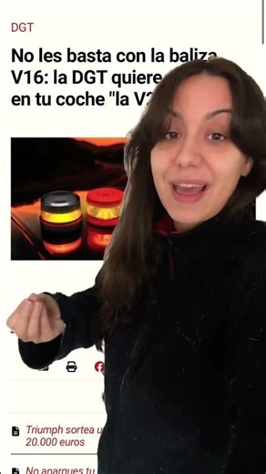 In addition to the V16 requirement, the DGT is preparing the V27. #dgt #elmotero #v16 #v27