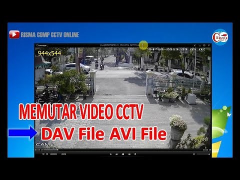 Cara Memutar Rekaman CCTV Format DAV dan AVI File