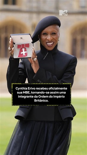 Cynthia Erivo é oficialmente integrante da Ordem do Império Britânico | #MTVNews