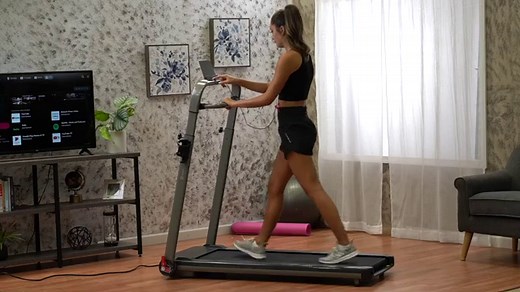 Go For a Run Anytime, Anywhere with This Foldable Treadmill