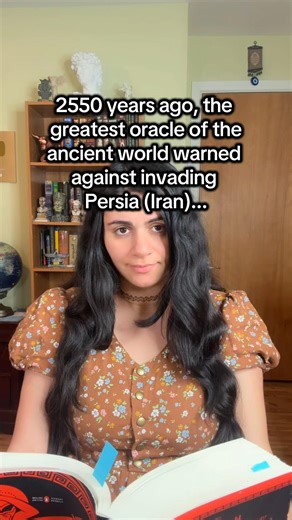 The prophecy of the Oracle of Delphi about invading Persia (Iran) #history #art