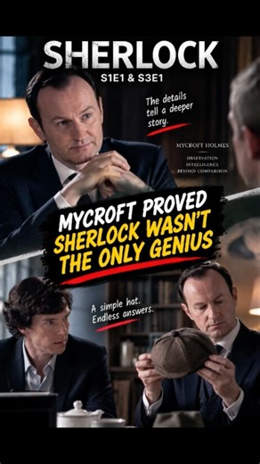 Mycroft Proved Sherlock Wasn't the Only Genius | Sherlock S1E1 & S3E1 #shorts #tv #series