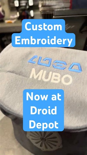 Custom Embroidery Now at Droid Depot!