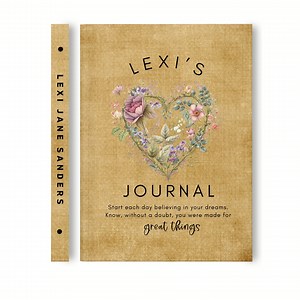 1st Communion Gift for Girl, Personalized Prayer Journal, Gift for Goddaughter, First Holy Communion, Unique Baptism Gift Custom - Etsy