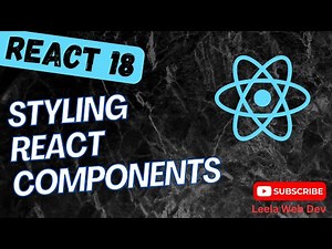 9. Styling React Components using style, className and external css file in React App - React18