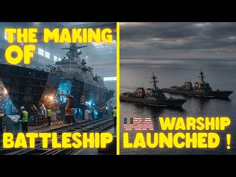 Inside the High-Tech Construction of a Modern Battleship-Million Dollar Project (Full Process)
