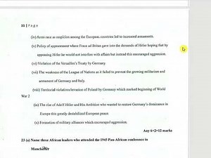 KCSE 2023 HISTORY PAPER 2 PREDICTION