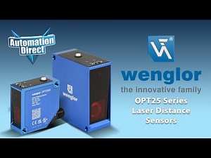 Wenglor OPT25 Laser Distance Sensors from AutomationDirect