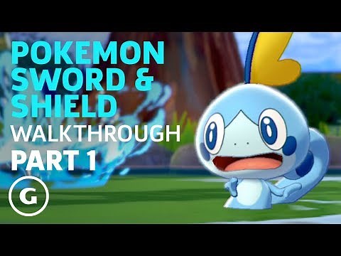 Pokemon Sword and Shield - Part 1 Tutorial Walkthrough (No Commentary)