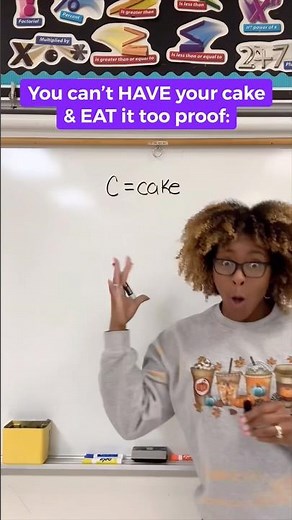 You can’t have you cake and eat it too proof