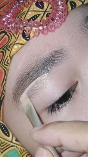 tutorial jom belajar lukis kening gam #kening #eyebrow #eyebrowtutorial