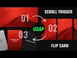 I Created a Mind-Blowing Scroll Animation with GSAP ScrollTrigger (Card Flip Effect)
