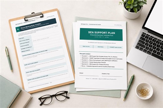 SEN Support Plan Template Pack | Graduated Approach, 50 SMART Targets (ofsted Ready) - Etsy Australia