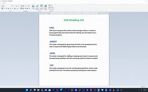 暗黑2重制版MOD制作指南-第2集(Modding 101)