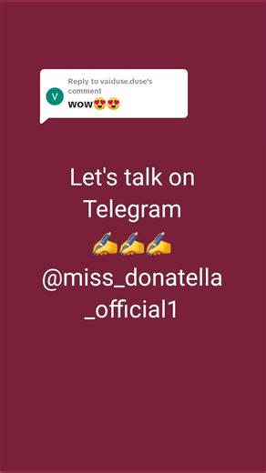 Replying to @vaiduse.duse