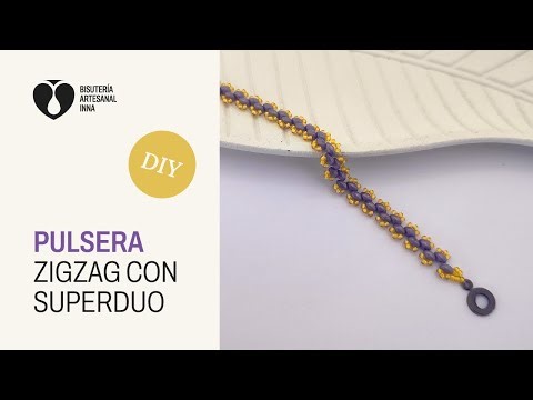 Zigzag bracelet with SuperDuo | DIY tutorial