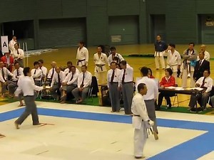 JKA masters kumite age over 70 final | Top Karate Video