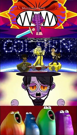 Epic Sprunki Phase Fusion in Blob Opera 5 – KPop Demon Hunters #fnf #golden #blobopera