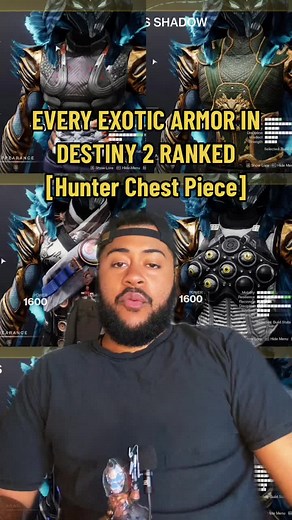 Ranking Every Exotic Hunter Chest Piece in Destiny 2