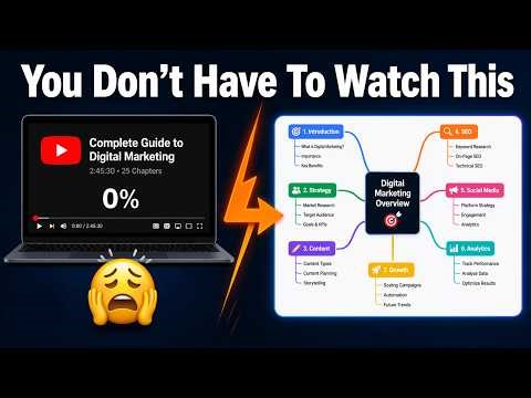This AI Turns YouTube Videos Into Mind Maps So You Don't Have to Watch Them