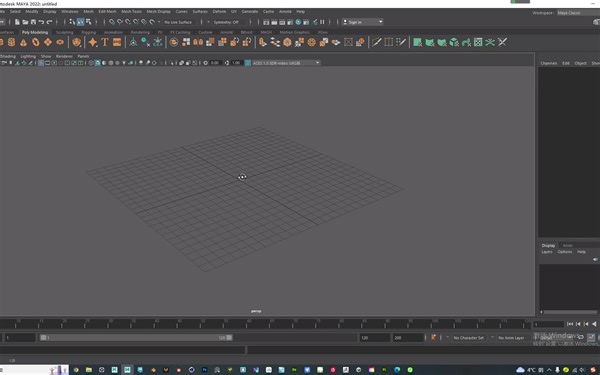 Maya从入门到入魂(Fen)----第一节课(Maya界面介绍)