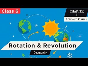 Class 6 | Rotation & Revolution_ Part 1 I Animated Classes