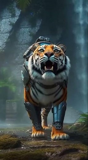Titan Tiger in Mechanical Armor