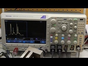 Use an oscilloscope to collect optical spectral data