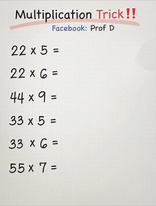 Multiply in Seconds | Simple Multiplication Trick 😇💯 | Prof D