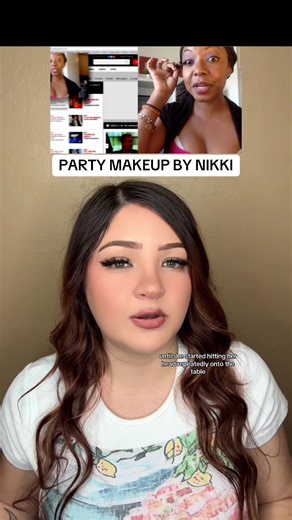 Party Makeup by Nikki video explained #scary #scarystories #horrortok | nikki makeup video