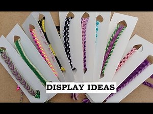 How to Make a Low Cost Display for Handmade Bracelets [for Craft Stalls/Fairs/Gifts etc]
