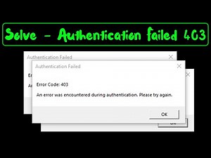 403 Roblox Error authentication failed error code 403 an error was encountered during authentication