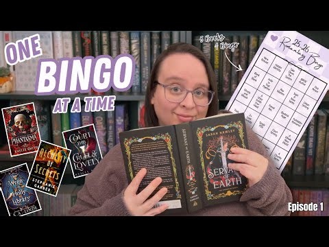 Completing a year long Romantasy Bingo Board Challenge one line at a time | Bingo By Bingo Episode 1
