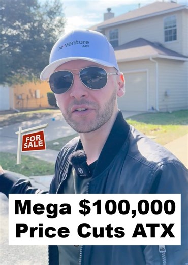 Reventure Data on Instagram: "💡 Join 1,000,000+ users using Reventure App to find undervalued markets, avoid housing bubbles, and plan their next move. 📊 Explore Reventure App web → https://www.reventure.app 📱 Download the iOS App 📱 Download the Android App Home values in Austin, TX are down by nearly 25% from their peak in mid-2022. And on this house the seller is cutting the price nearly $100,000. The reason Austin is declining is due to a big reversal in migration, to go along with lots o