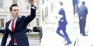 Josh Hawley busted by photographer who caught his 'show of solidarity' with J6 protesters