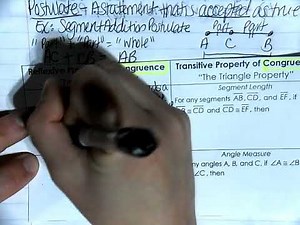 Unit 3 Day 3 Geometric Proofs Vocab Video