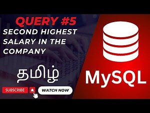 Find the Second Highest Salary in SQL | Step-by-Step Query Tutorial