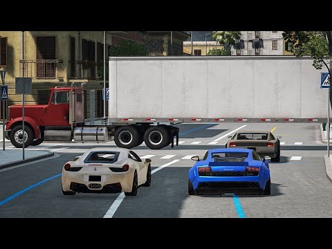 Crazy Police Chase #18 | Cops Vs Racers | BeamNG.Drive Movie