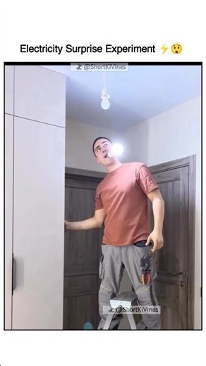 Electricity Surprise Experiment ⚡😲 #shorts