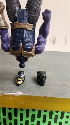 Thanos didn't like black panther, And choose Venom Head's #spiderman #marvel