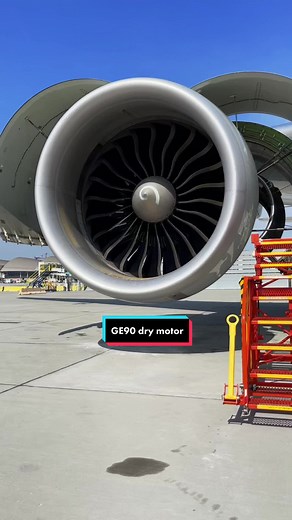 GE90 Dry Motor Leak Check Explained