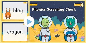 Level 5 Set 1 Real and Alien Words Flashcards PowerPoint