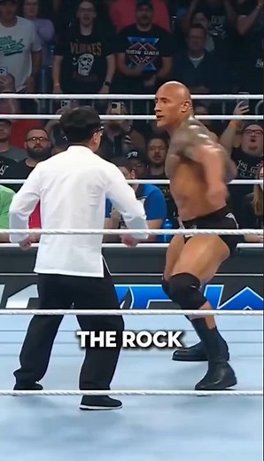 THE ROCK Returns 🪨⚡ #wwe #therock #dwaynejohnson #wweai #wwememe #foryou #trending #viral #wrestling