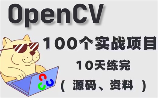 【2025最全实战项目】100个OpenCV练手项目合集，学习计算机视觉图像处理必备，练完即可毕业，练手项目~项目经验~毕设/课设