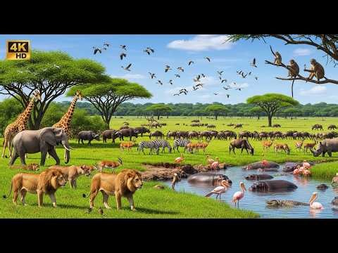 Amazon Jungle 4K – Peaceful Rainforest Sounds with Beautiful Wildlife