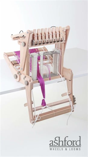 It is super easy to thread the Ashford Katie Loom. #crafts #weaving #weavinglooms