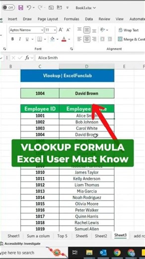 VLOOKUP Formula Every Excel User Must Know 🔥