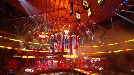 WrestleMania 41 set reveal in Las Vegas