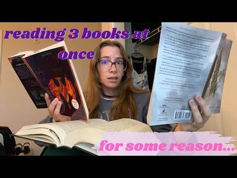 Reading three books at the same time (because I'm indecisive)