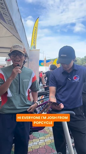 19 reactions | Eldon Dionisio, Project Manager of Active Transport Program Office of @dotrphilippines shares his take on Filipino Commuters shifting to a more sustainable mode of transport  We’ll be here until tomorrow, Nov 23 2025 at the Active Transport Bazaar @ Quezon City Hall  to let people try our e-bikes for free! Don’t miss out! | Popcycle | Facebook